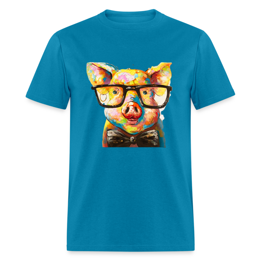 Ocean City Music Pig Shirt - turquoise