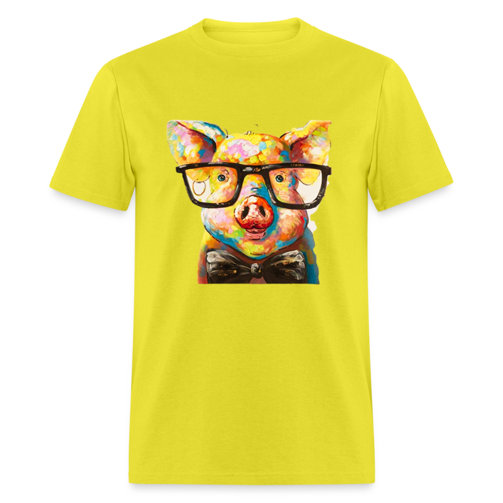 Ocean City Music Pig Shirt - yellow