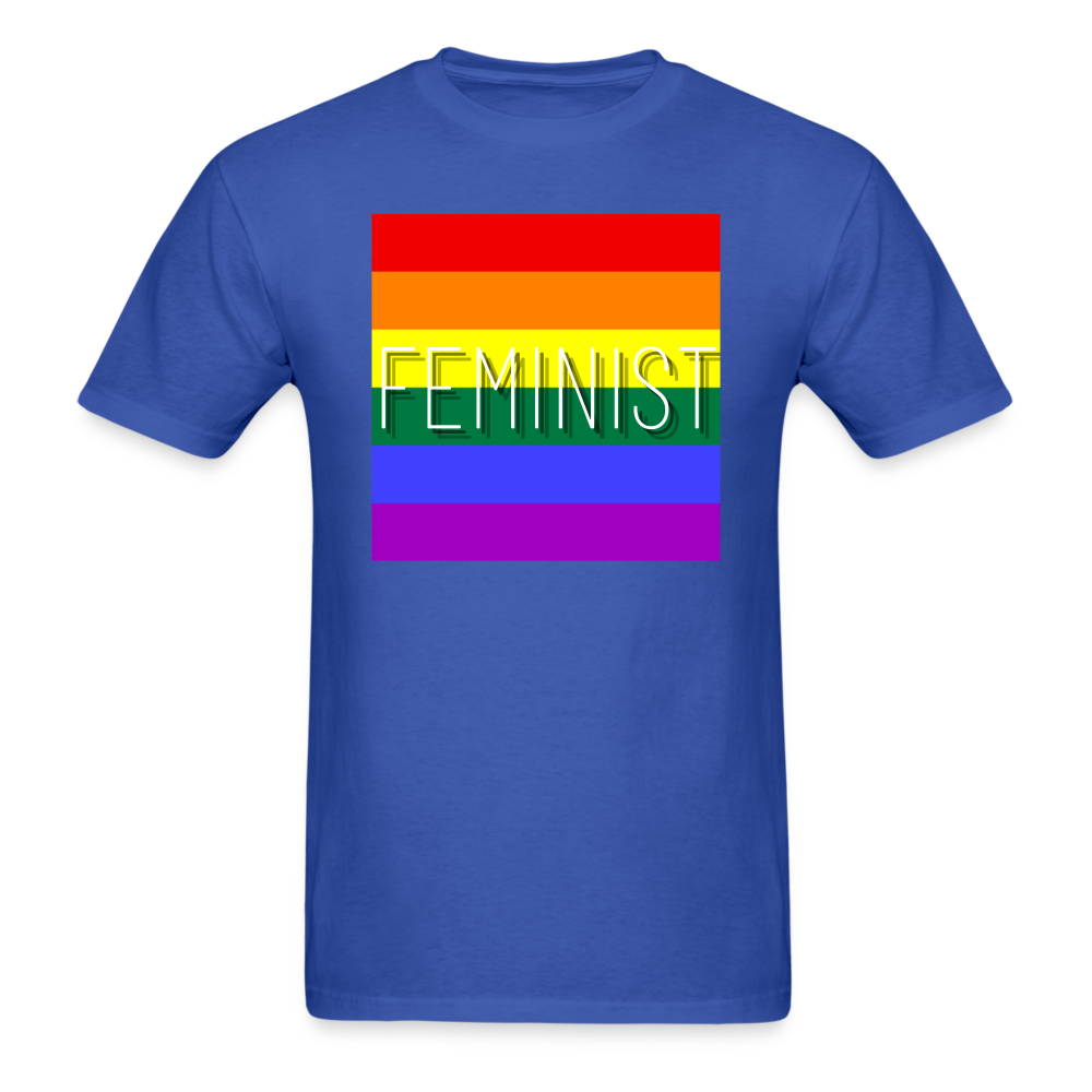 Feminist T-Shirt - royal blue