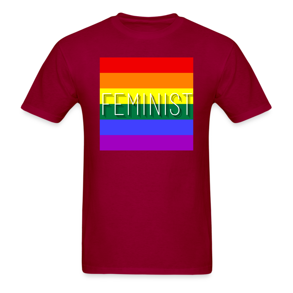 Feminist T-Shirt - dark red