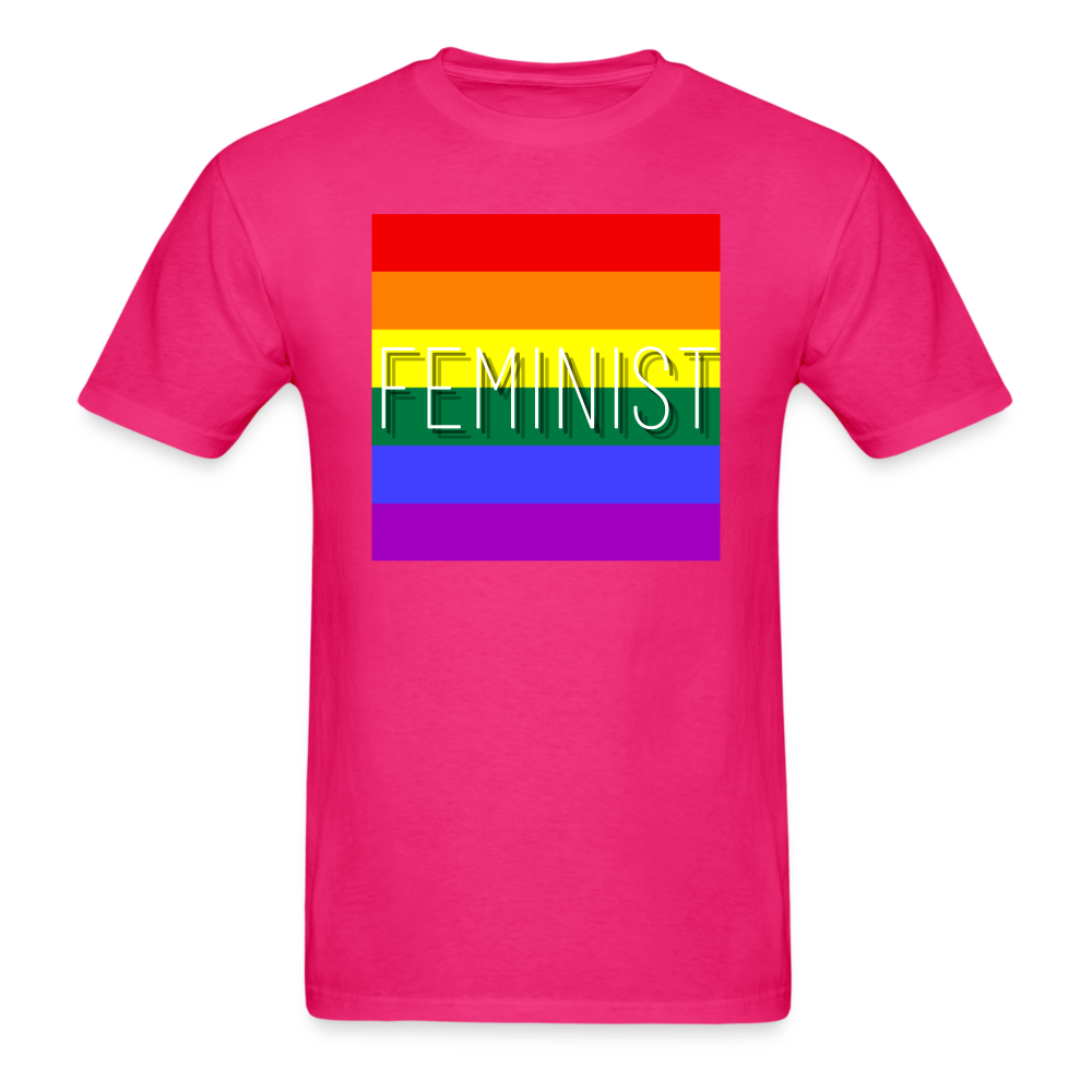 Feminist T-Shirt - fuchsia