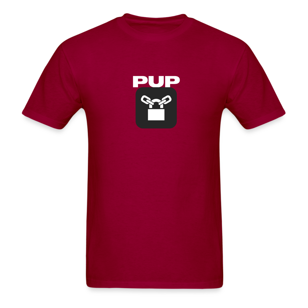 PUP T-shirt - dark red