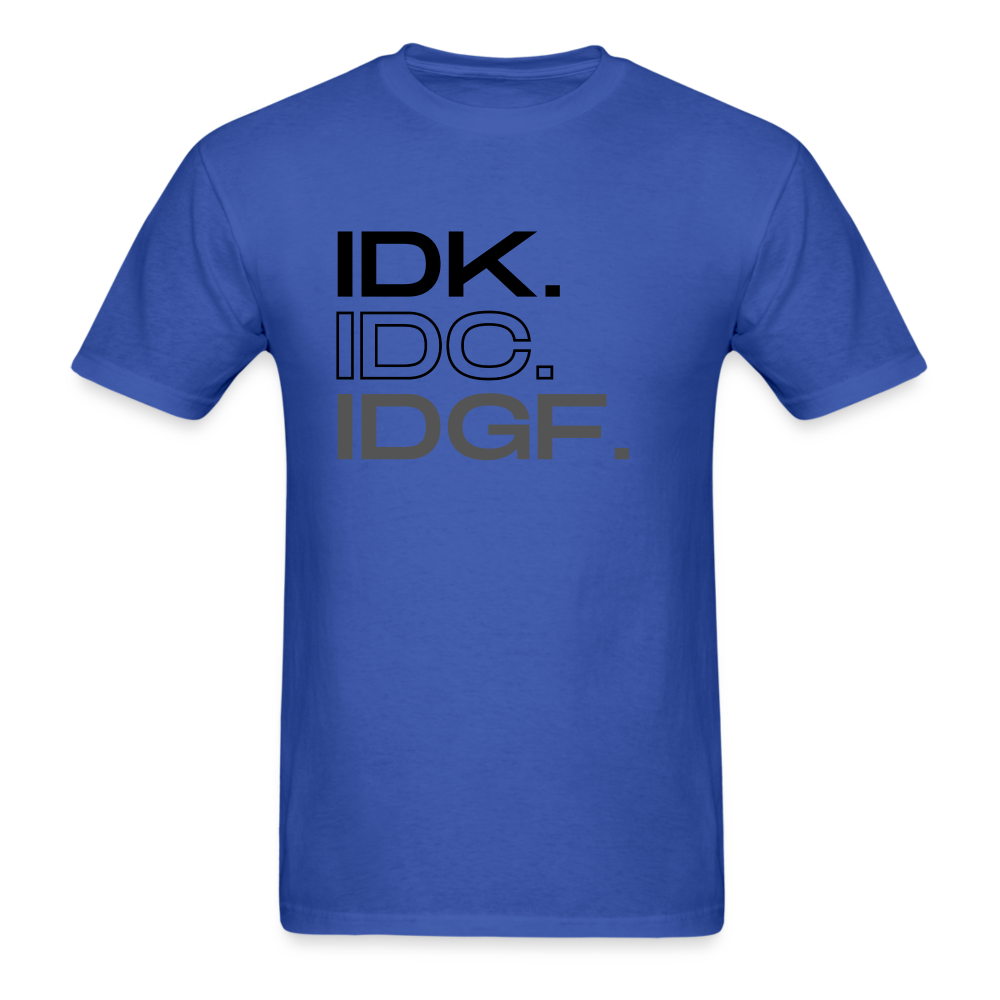 IDK - royal blue