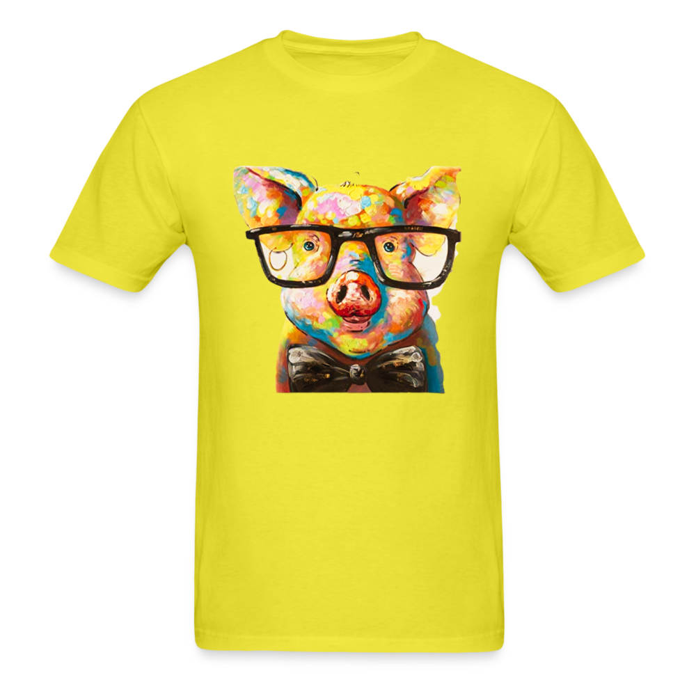 Pig Shirt - yellow