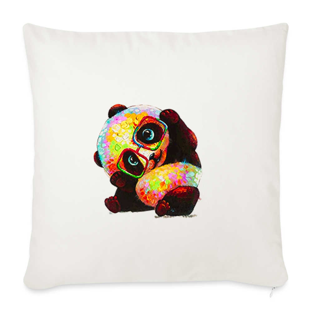 Throw Pillow Cover Panda - natural white